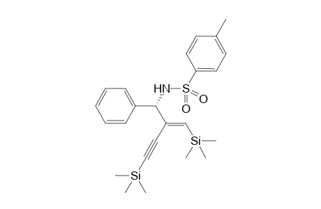 (S,E)-4-methyl-N-(1-phenyl-4-(trimethylsilyl)-2-((trimethylsilyl)methylene)but-3-ynyl)benzenesulfonamide
