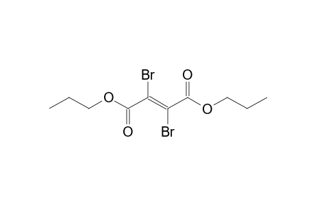 (E)-2,3-dibromo-2-butenedioic acid dipropyl ester