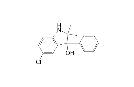 5-Chloro-3-phenyl-2,2-dimethylindolin-3-ol