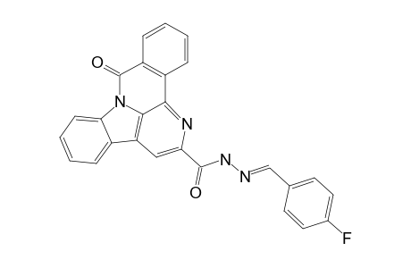 N'-(4-FLUOROBENZYLIDENE)-6-OXO-BENZO-[4,5]-CANTHINE-2-CARBOHYDRAZIDE