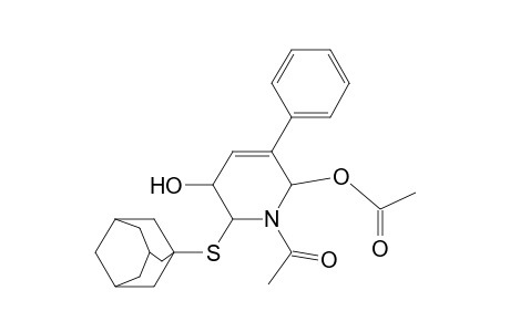 N-Acetyl-6-acetoxy-3-hydroxy-5-phenyl-2-(1-adamantylthio)pyridine