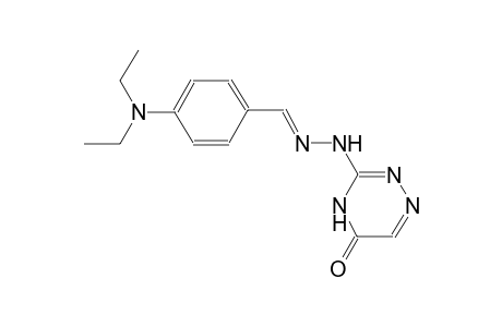 benzaldehyde, 4-(diethylamino)-, (4,5-dihydro-5-oxo-1,2,4-triazin-3-yl)hydrazone