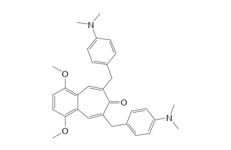 6,8-bis[(4-dimethylaminophenyl)methyl]-1,4-dimethoxy-benzo[7]annulen-7-one