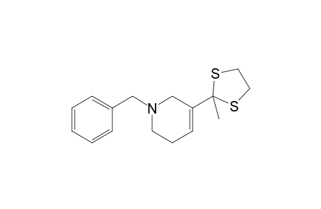 1-Benzyl-3-[.alpha.,.alpha.-ethylenedithioethyl]-1,2,5,6-tetrahydropyridine