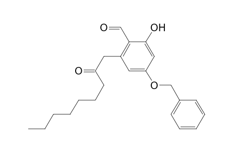 4-benzyloxy-2-hydroxy-6-(2'-oxononyl)benzaldehyde