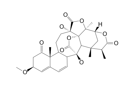 PHYSALIN_II;3-BETA-METHOXY-2,3,25,27-TETRAHYDRO-4,7-DIDEHYDRO-7-DEOXYNEOPHYSALIN_A