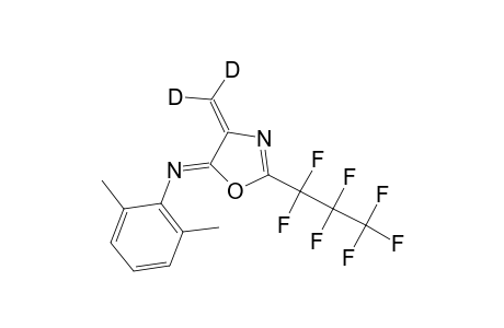 N-(2-(1,1,2,2,3,3,3-Heptafluoropropyl)-4-dideuteromethylene-1,3-oxazol-5(4H)-ylidene)-2,6-dimethylaniline