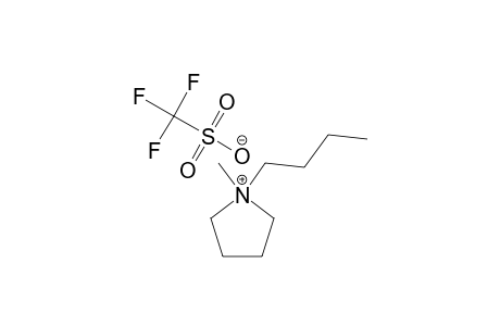 N-BUTYL-N-METHYL-PYRROLIDINIUM-TRIFLUOROMETHANESULFONATE;[C9H20N][CF3SO3]