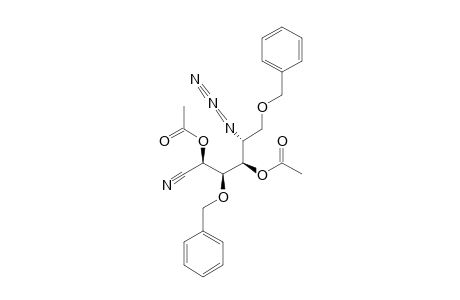 2,4-DI-O-ACETYL-5-AZIDO-3,6-DI-0-BENZYL-5-DEOXY-D-GLUCONONITRILE