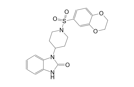 2H-benzimidazol-2-one, 1-[1-[(2,3-dihydro-1,4-benzodioxin-6-yl)sulfonyl]-4-piperidinyl]-1,3-dihydro-