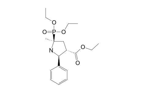 2-METHYL-CIS,TRANS-2-DIETHYLPHOSPHONO-4-CARBETHOXY-5-PHENYL-PYRROLIDINE