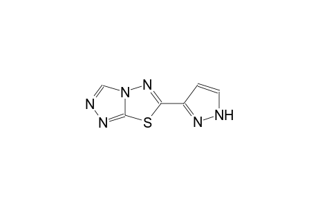 6-(1H-pyrazol-3-yl)[1,2,4]triazolo[3,4-b][1,3,4]thiadiazole