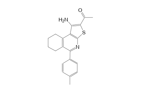 1-[1-amino-5-(4-methylphenyl)-6,7,8,9-tetrahydrothieno[2,3-c]isoquinolin-2-yl]ethanone