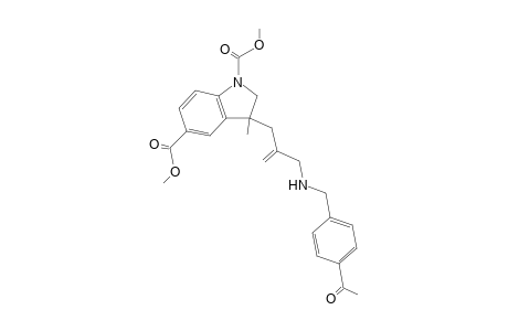 3-{2-[(Acetylbenzylamino)methyl]allyl}-3-methyl-2,3-dihydroindole-1,5-carboxylic acid dimethyl ester