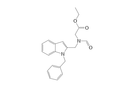 Ethyl N-[(1-benzylindol-2-ylmethyl)-N-formylaminoacetate