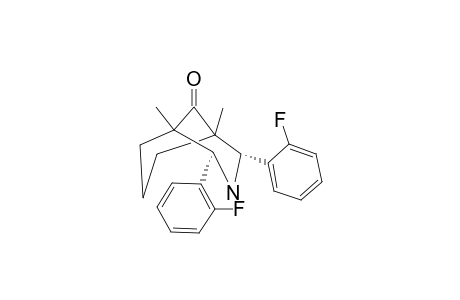1,5-DIMETHYL-2,4-BIS-(2-FLUOROPHENYL)-3-AZABICYCLO-[3.3.1]-NONAN-9-ONE