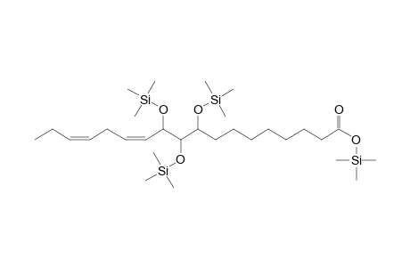 (12Z,15Z)-9,10,11-Trihydroxyoctadeca-12,15-dienoic acid, 4tms