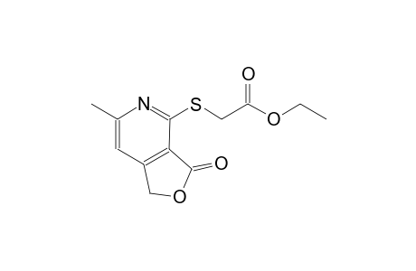 (6-Methyl-3-oxo-1,3-dihydrofuro[3,4-c]pyridin-4-ylsulfanyl)acetic acid, ethyl ester