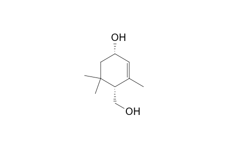 (1S,4R)-3,5,5-trimethyl-4-methylol-cyclohex-2-en-1-ol