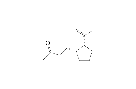 4-[(1R,2R)-2-(1-methylethenyl)cyclopentyl]-2-butanone