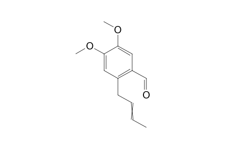 2-(2-Butenyl)-4,5-dimethoxybenzaldehyde