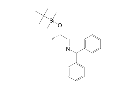 (2S)-2-(t-Butyldimethylsiloxy)-N-(diphenylmethyl)propanal imine