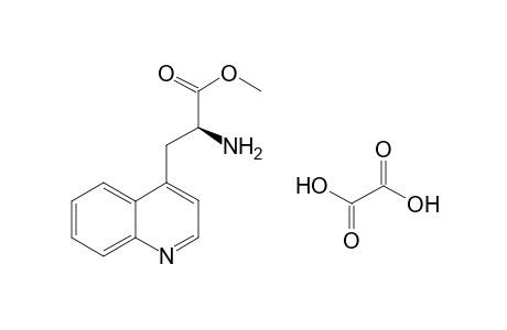 Methyl (+)-(2S)-Amino-3-(4-quinolinyl)propionate oxalate