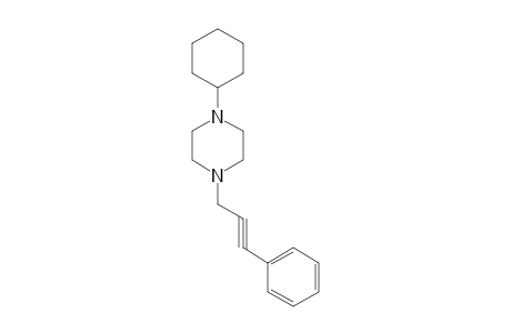 Piperazine, 1-cyclohexyl-4-(3-phenyl-2-propynyl)-