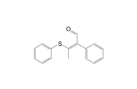 Benzeneacetaldehyde, .alpha.-[1-(phenylthio)ethylidene]-, (Z)-