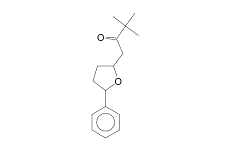 3,3-Dimethyl-1-(5-phenyltetrahydro-2-furanyl)-2-butanone