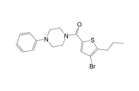 1-[(4-bromo-5-propyl-2-thienyl)carbonyl]-4-phenylpiperazine