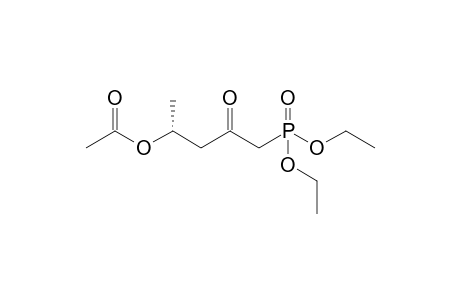 (4R)-Diethyl 4-acetoxy-2-oxopentylphosphonate