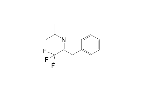 (E)-N-(1,1,1-Trifluoro-3-phenylpropan-2-ylidene)isopropylamine