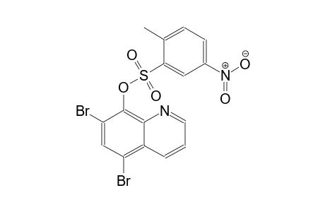 benzenesulfonic acid, 2-methyl-5-nitro-, 5,7-dibromo-8-quinolinyl ester