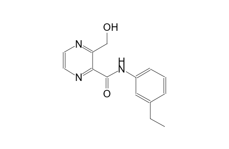 2-pyrazinecarboxamide, N-(3-ethylphenyl)-3-(hydroxymethyl)-