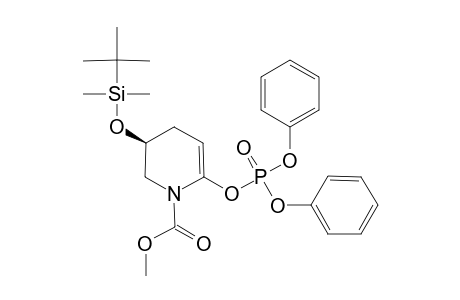 (3S)-METHYL-6-[(DIPHENOXYPHOSPHORYL)-OXY]-3-(TERT.-BUTYLDIMETHYLSILANLOXY)-3,4-DIHYDROPYRIDINE-1(2H)-CARBOXYLATE
