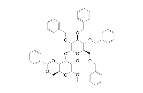 METHYL-4,6-O-BENZYLIDENE-3-O-(2,3,4,6-TETRA-O-BENZYL-ALPHA-D-GLUCOPYRANOSYL)-ALPHA-D-ALLOPYRANOSIDE
