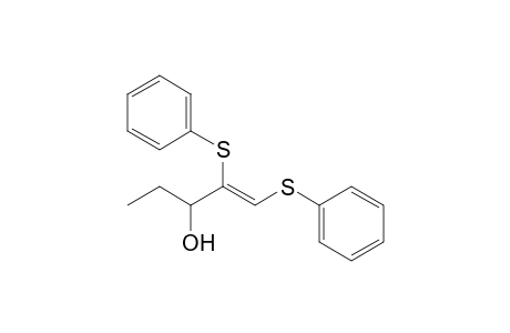 (Z)-1,2-Bis(phenylthio)pent-1-en-3-ol