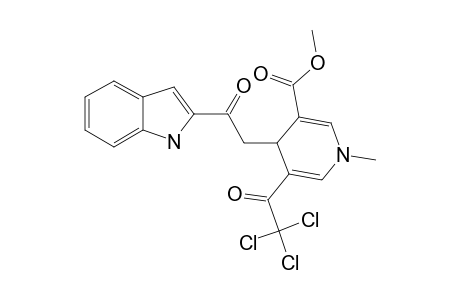 4-[(2-INDOLYLCARBONYL)-METHYL]-3-(METHOXYCARBONYL)-1-METHYL-5-(TRICHLOROACETYL)-1,4-DIHYDROPYRIDINE