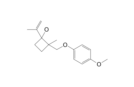 1-Isopropenyl-2-[(4-methoxyphenoxy)methyl]-2-methyl-cyclobutanol