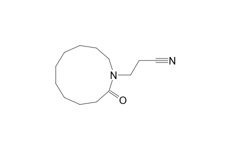Azacycloundecane-1-propanenitrile, 2-oxo-