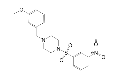 piperazine, 1-[(3-methoxyphenyl)methyl]-4-[(3-nitrophenyl)sulfonyl]-