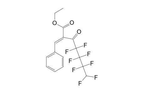 E-ETHYL-2-BENZYLIDENE-3-OXO-4,4,5,5,6,6,7,7-OCTAFLUOROHEPTANOATE;MAJOR_ISOMER