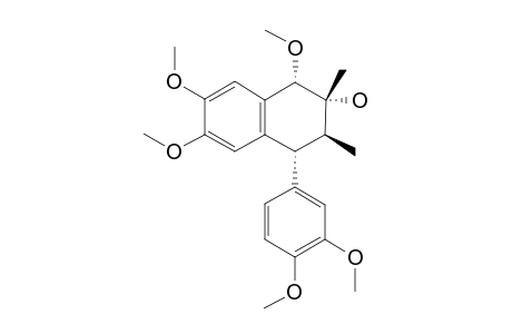 (-)-7-METHOXY-8-HYDROXYISOGALBULIN;(7-S,7'-R,8-R,8'-S)-8,8'-DIMETHYL-3',4,4',5,7-PENTAMETHOXY-2,7'-CYCLOLIGNAN-8-OL
