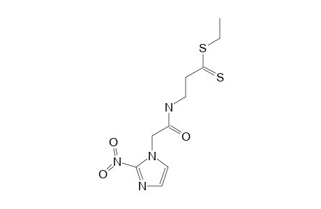 N-[3-(ETHYLTHIO)-3-THIOXOPROPYL]-2-(2-NITROIMIDAZOL-1-YL)-ACETAMIDE