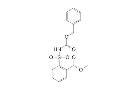 Benzoic acid, 2-[[[(phenylmethoxy)carbonyl]amino]sulfonyl]-, methyl ester