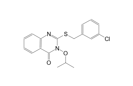2-[(3-chlorobenzyl)sulfanyl]-3-isopropoxy-4(3H)-quinazolinone