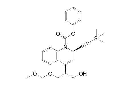 Phenyl (2R)-4-[(S)-1-Hydroxy-3-(methoxymethoxy)prop-2-yl]-2-[(trimethylsilyl)ethynyl]-1,2-dihydroquinoline-1-carboxylate