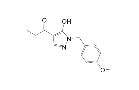 1-[5-Hydroxy-1-(4-methoxybenzyl)-1H-pyrazol-4-yl]propan-1-one