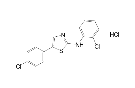 5-(p-chlorophenyl)-2-(alpha,alpha,alpha-trifluoro-o-toluidino)thiazole, hydrochloride